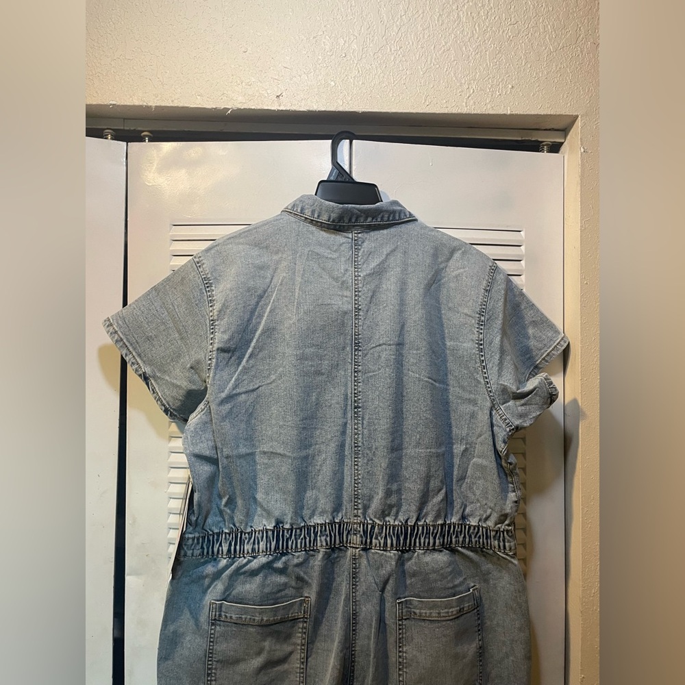 Celebrity Pink Denim Porkchop Boilersuit - image 5